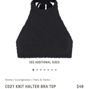 SKIMS Cozy Knit Halter Top- NWT!